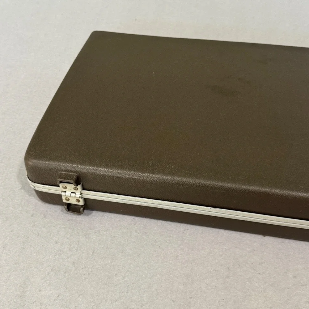 Samsonite Briefcase Mens Brown Hard Shell Vintage Attache Case No Keys